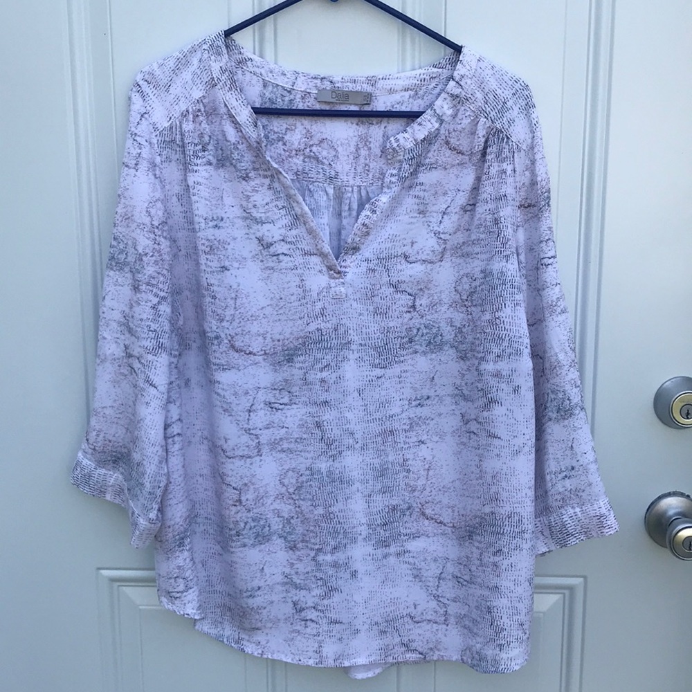 Dalia, 3/4ths sleeve blouse, size 1X, like new